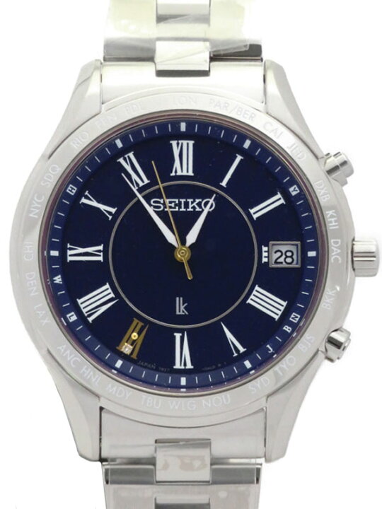 セイコー SEIKO ルキア LK ダイヤ 電波ソーラー シェル 腕時計 273  