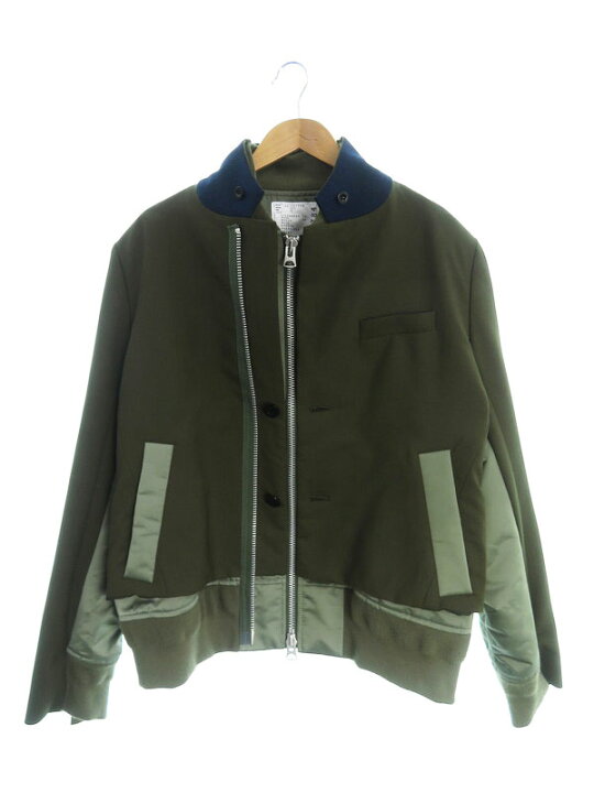 楽天市場】【sacai】サカイ『suiting mix blouson ma1 切替ジャケット 