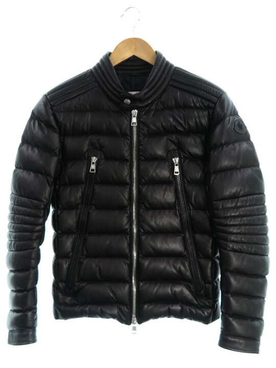 楽天市場】【MONCLER】モンクレール『AMIOT レザー ダウンジャケット 