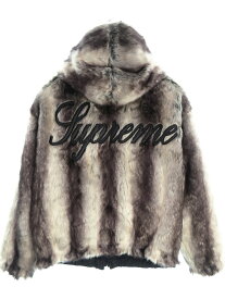 【Supreme】シュプリーム『Faux Fur Reversible Hooded Jacket sizeS』20FW メンズ リバーシブルジャケット 1週間保証【中古】