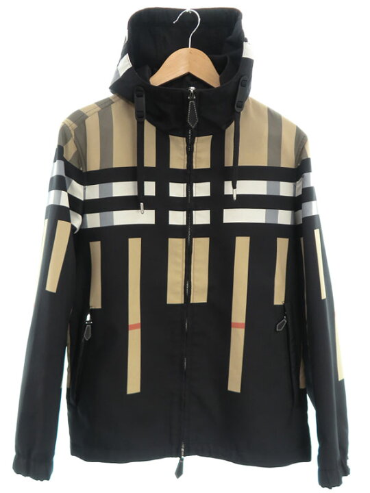 楽天市場】【BURBERRY】バーバリー『スライスチェック フーデッド 
