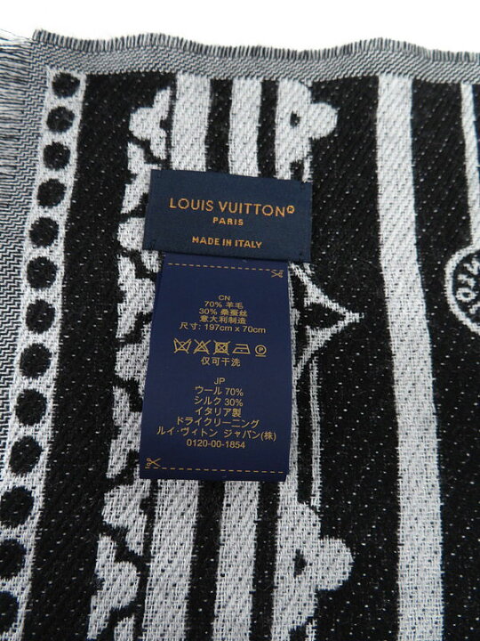 ルイヴィトン ストール エトール・アメージングラム M76388 シルク 