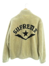 【Supreme】シュプリーム『Star Fleece Jacket ナチュラル sizeS 』22SS メンズ フリースジャケット 1週間保証【中古】
