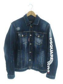 【DSQUARED2】ディースクエアード『デニムジャケット size50』S74AM1151 S30664 21SS メンズ 1週間保証【中古】