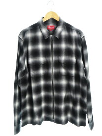 【Supreme】シュプリーム『Shadow Plaid Flannel Zip Up Shirt sizeXL』22FW メンズ 長袖シャツ 1週間保証【中古】