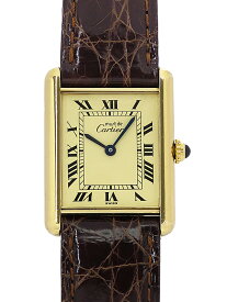 【Cartier】カルティエ『マストタンク ヴェルメイユ LM』W1002753 レディース クォーツ 3ヶ月保証【中古】