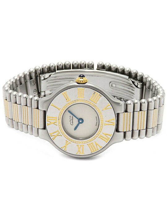カルティエ CARTIER マスト21 ヴァンティアン SM クォーツ レディース R#141090