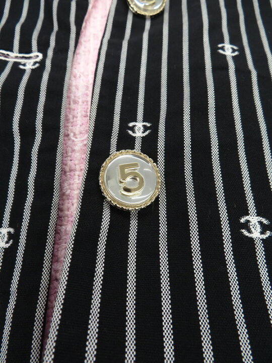 楽天市場】【CHANEL】シャネル『ストライプ ココマーク 五分袖 