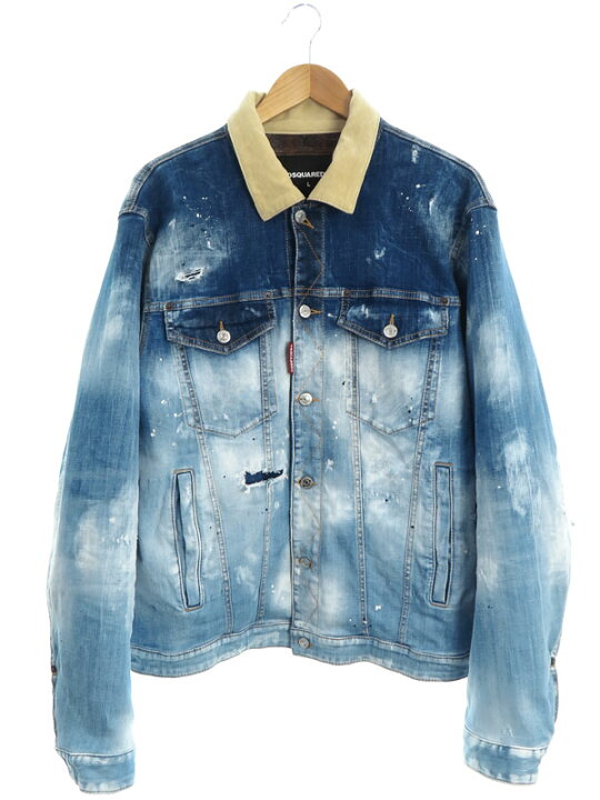 楽天市場】【DSQUARED2】ディースクエアード『デニムジャケット sizeL 