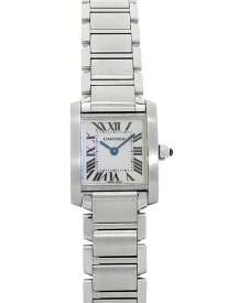 【Cartier】カルティエ『タンクフランセーズSM』W51008Q3 レディース クォーツ 3ヶ月保証【中古】