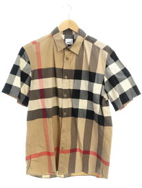 【BURBERRY】バーバリー『チェック 半袖シャツ sizeL G』8017322 メンズ 1週間保証【中古】