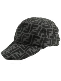【FENDI】フェンディ『キャップカバー FFロゴ ズッカ柄 size58.0cm』FXQ825 AH7U メンズ 帽子 1週間保証【中古】