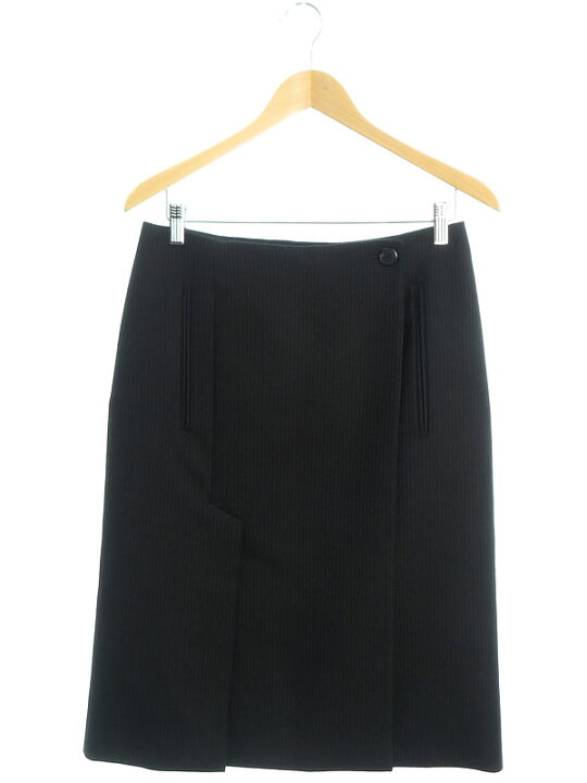 楽天市場】【PRADA】プラダ『ストライプ柄 巻きスカート size42S  