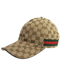 【GUCCI】グッチ『オリジナルGGキャンバスベースボールキャップ sizeL 59』200035 KQWBG メンズ レディース 帽子 1週間保証【中古】