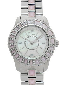 【Christian Dior】クリスチャンディオール『クリスタル ダイヤ』CD112111M001 レディース クォーツ 1ヶ月保証【中古】