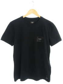 【FENDI】フェンディ『ロゴ 半袖Tシャツ sizeS』FY0894 A9RL メンズ 1週間保証【中古】