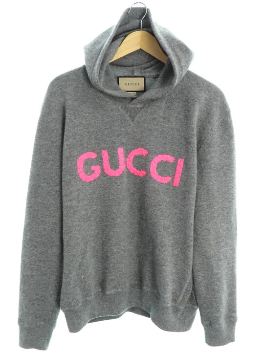 楽天市場】【GUCCI】グッチ『ロゴ ニット プルオーバーパーカー sizeS 