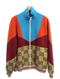 【GUCCI】グッチ『ジャンボGGネオプレン ジップジャケット sizeL』693022 XJD9V メンズ ブルゾン 1週間保証【中古】