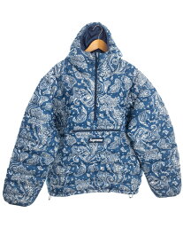 【Supreme】シュプリーム『Micro Down Half Zip Hooded Pullover sizeL』22FW メンズ ダウンプルオーバーパーカー 1週間保証【中古】
