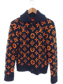 【LOUIS VUITTON】ルイヴィトン『1AAU8V モノグラム シグネチャー カーディガン sizeXS』RM231Q U34 HON46W 23SS メンズ 1週間保証【中古】