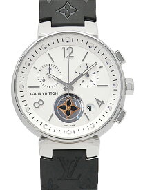 【LOUIS VUITTON】ルイヴィトン『タンブール ムーンスター MM ブロンシュ』Q8G00Z レディース クォーツ 3ヶ月保証【中古】