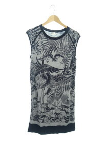 【HERMES】エルメス『カシミヤ×シルク 花鳥 ニット ワンピース size38』レディース 1週間保証【中古】