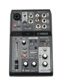 【YAMAHA】ヤマハ『PC用ミキサー』AG03 MK2 1週間保証【中古】