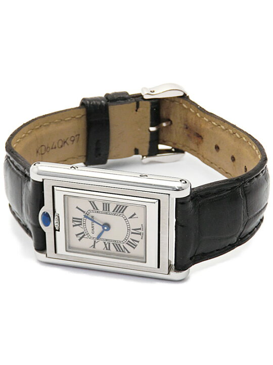 カルティエ CARTIER W1011158 タンクバスキュラント クォーツ  
