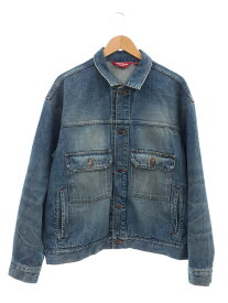 【Supreme】シュプリーム『Distressed Selvedge Trucker Jacket sizeM』24FW メンズ デニムジャケット 1週間保証【中古】