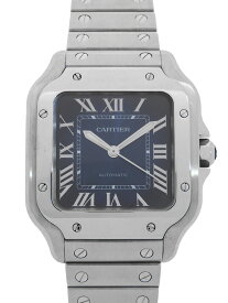 【Cartier】カルティエ『サントス ドゥ カルティエウォッチ ミディアムモデル』WSSA0063 メンズ 自動巻き 6ヶ月保証【中古】