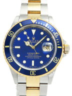 【ROLEX】ロレックス『サブマリーナデイト 青サブ』16613LB Y番’02年頃製 メンズ 自動巻き 12ヶ月保証【…