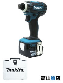 【makita】【未使用品】マキタ『14.4V 充電式インパクトドライバ / 青 / バッテリ/充電器/ケース付』TD138DRFX 電動工具 1週間保証【中古】