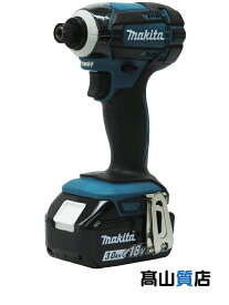 【makita】【未使用品】マキタ『充電式インパクトドライバ』TD149DRFX 青 18V リチウムイオン3.0Ah×2本 アプト 充電器【中古】