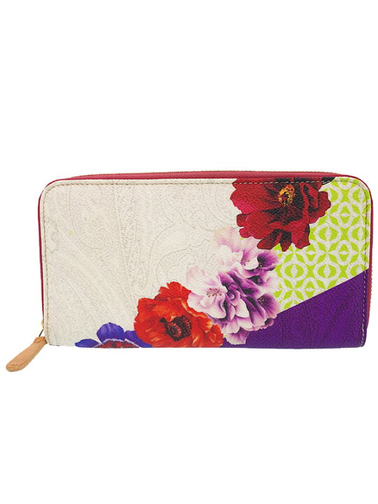 楽天市場】【ETRO】エトロ『花柄 ラウンドファスナー長財布 