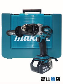 【makita】【未使用品】マキタ『18V 充電式ドライバドリル / 6.0Ah×2/充電器/ケース付』DF458DRGX 電動工具 1週間保証【中古】
