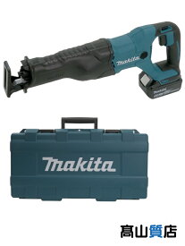 【makita】【未使用品】マキタ『18V 充電式レシプロソー バッテリ×2/充電器/ケース付』JR186DRGX 電動工具 1週間保証【中古】