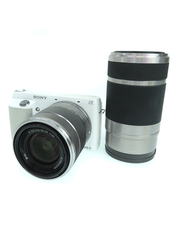 カメラ デジタルカメラ ソニー デジタル一眼カメラ NEX-F3 ダブルレンズキット NEX-F3Y-W SONY 