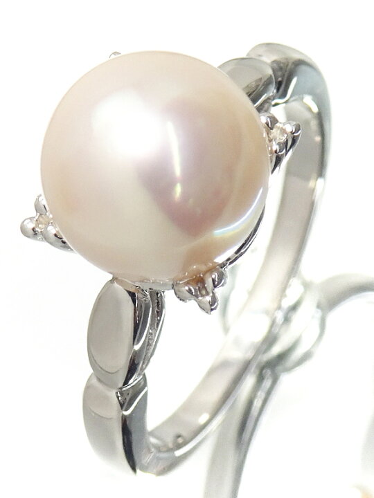 楽天市場】【MIKIMOTO】ミキモト『PT950 パール8.4mm リング』8号 1 