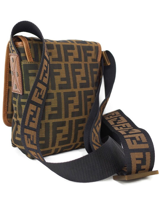 楽天市場】【FENDI】フェンディ『FFロゴ ズッカ柄 ショルダーバッグ 