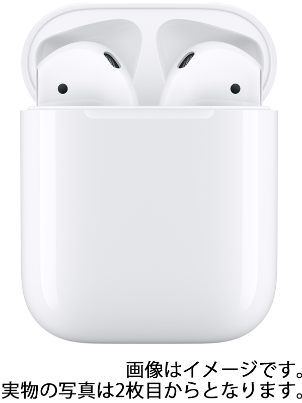 Apple アップル AirPods 第2世代 with Wireless Charging Case メール便不可 中古 1週間保証 完全ワイヤレスイヤホン MRXJ2J A 人気ブランド新作豊富
