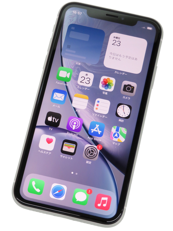 定番大得価 アップル『iPhone XR 64GB SIMロック解除済 ドコモ ホワイト』MT032J/A スマートフォン 1週間保証：高山質店 大特価即納