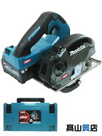 【makita】【未使用品】マキタ『125mm充電式チップソーカッタ バッテリ×2/充電器/ケース付』CS003GRDX …
