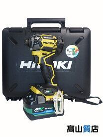 【HiKOKI】【未使用品】ハイコーキ『コードレスインパクトドライバ / デザートイエロー』WH36DC(2XPSZ)(DY) 電動工具【中古】