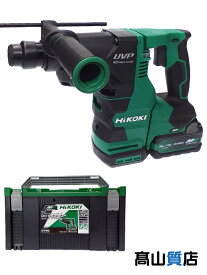 【HiKOKI】【未使用品】ハイコーキ『36Vマルチボルトコードレスロータリハンマドリル アグレッシブグリーン 電池』DH3628DA(2XPZ) 電動工具【中古】