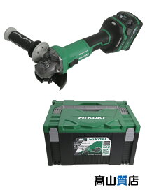 【HiKOKI】【未使用品】ハイコーキ『コードレスディスクグラインダ ブレーキ付 / アグレッシブグリーン』G3610DC(2XPZ) 電動工具 1週間保証【中古】