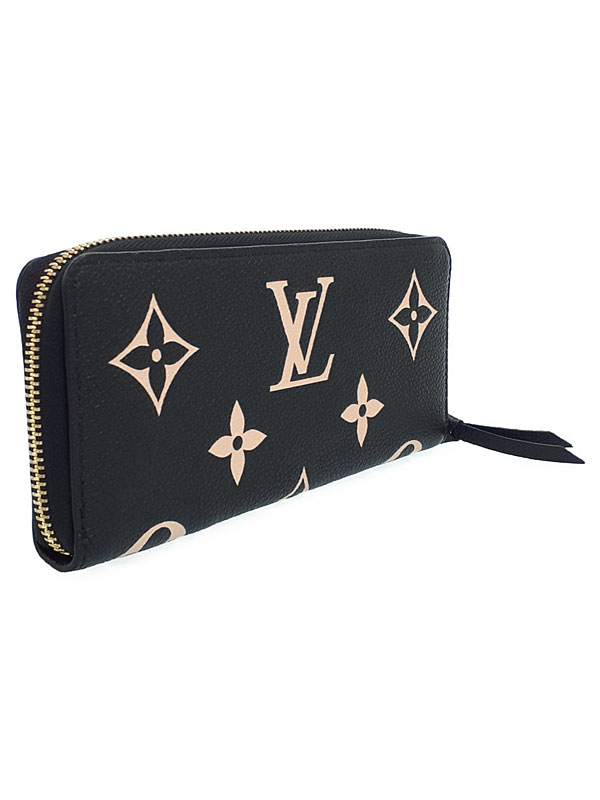 Shop Louis Vuitton CLEMENCE Monogram Bi-color Leather Long Wallet Logo Long  Wallets (M82338) by Ravie