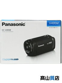 【Panasonic】【未使用品】パナソニック『デジタルハイビジョンビデオカメラ ブラック』HC-V495M-K デジタルビデオカメラ 1週間保証【中古】