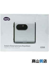 【BenQ】【未使用品】ベンキュー『1080p アウトドア対応LEDモバイルプロジェクター』GS50 1週間保証【中古】