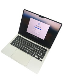 【Apple】アップル『13インチ MacBook Air 2022 M2 8コア/8コア 8GB 256GB スターライト』MLY13J/A ノートパソコン 1週間保証【中古】