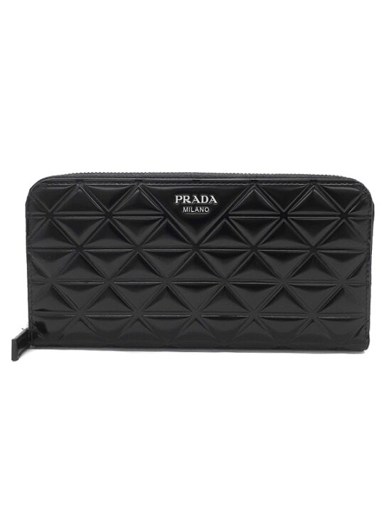 楽天市場】【PRADA】プラダ『キルティング ブラッシュドレザー ジップ 